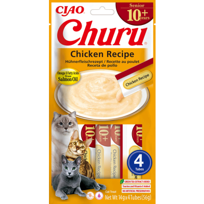 Purée CHURU au Thon et Saumon pour Chat Sénior x12