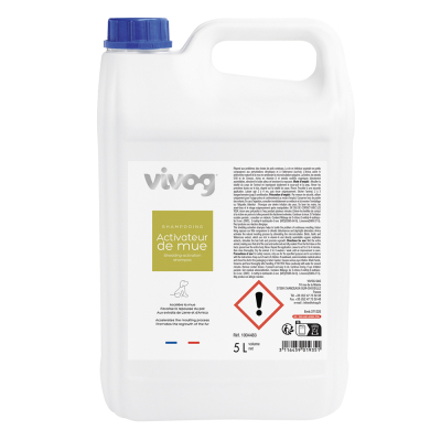 Shampooing professionnel pour chien - Activateur de mue - Vivog - 5 litres