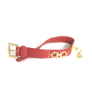 Leather Necklace - Decoration - Red 1