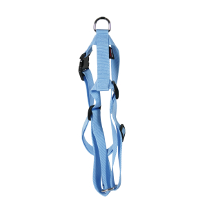Harnais chat en nylon - Uni - 35/50cm - 1cm - bleu pastel 1