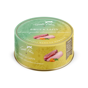 Terra Felis boeuf lapin - 80g x 12