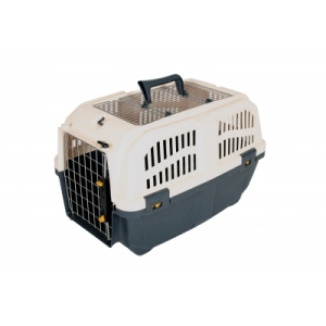 Cage de transport en plastique - Skudo Open - T55 - gris 1
