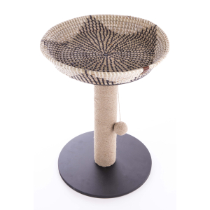 Arbre à chat avec corbeille en papyrus - Sensation Vietnam - 50cm - marron 1