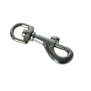 Mousqueton pivotant - 6cm - argent 1