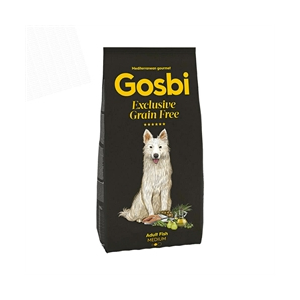 Gosbi Exclusive Grain Free Adult Fish Medium Kibble - 12kg x 1