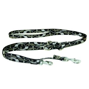 Laisse multiposition en nylon - Bambou zen - 2m20 - 2cm - multicolore x 1