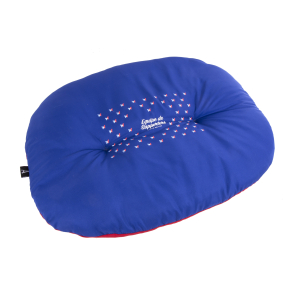 Coussin ovale épais - Supporter - T89 - bleu x 1