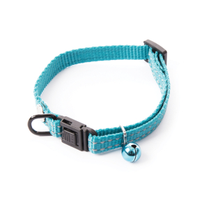 Nylon Cat Collar - Flash - 20/30 cm - 1 cm - Blue x 1