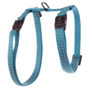Harnais chat en nylon - Flash - 35/50 cm - 1cm - bleu x 1