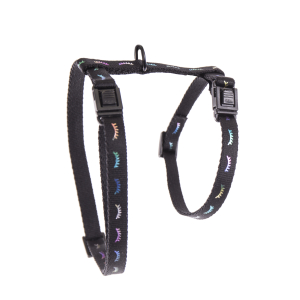 Harnais chat en nylon - Dodo - 35/50cm - 1cm - noir x 1