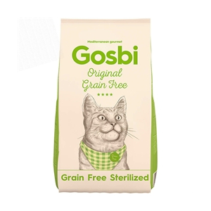 Gosbi Original Cat Grain Free Sterilized Kibble - 3kg x 1
