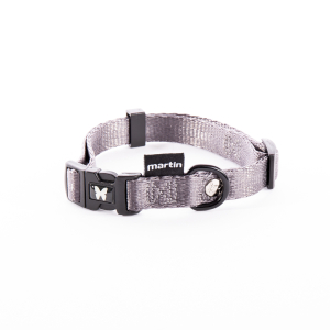Collier en nylon - Classique - S - 30/45cm - 1.6cm - gris anthracite 1