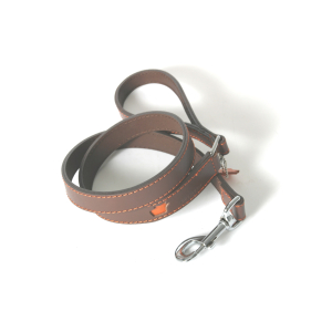 Laisse en cuir - Happy dog - 1m10 - 2.5cm - marron 1