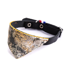 Collier en cuir - Malibu - T30 - Noir 1