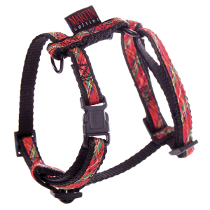 Harnais en nylon - Benton - 1.6cm - rouge x 1