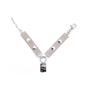 Collier en chaîne - Bijoux - 27/32cm - argent 1
