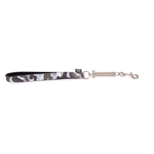 Laisse amortisseur en nylon - Camouflage - 25/50cm - 2.5cm - gris x 1