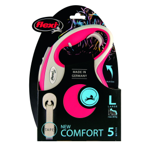 Retractable leash - New Comfort - L - 5m - red 1