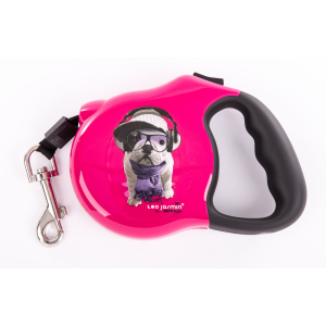 Retractable leash Teo - S - pink 1