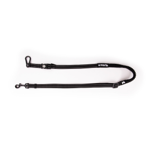Longe en nylon - Canicross basic - 1.30<2.20m - 2cm - noir x 1