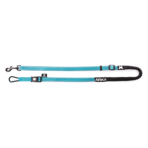 Longe en nylon - Canicross basic - 1.3<2.2m - 2cm - turquoise 1