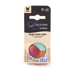 Balle en caoutchouc - Rubb'N'Puppies - S - multicolore x 1