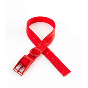 Collier en nylon - Nylon basique - 16/35cm - rouge 1