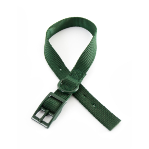 Nylon collar - Basic nylon - 20/40cm - green x 1