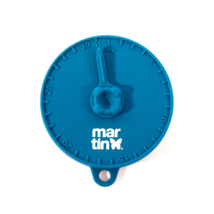Couvercle de conserve en silicone - Douceur - 10cm - bleu x 1