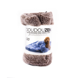 Sac de couchage en polaire - Doudouzen - T75 - marron 1
