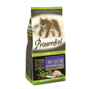 Croquette Primordial Dinde&Hareng pour chat stérilisé - 6kg x 1