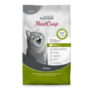 Croquette Platinum Meatcrisp Adulte poulet pour chat - 3kg 1