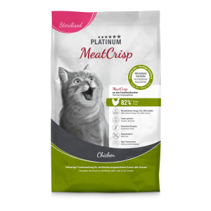 Croquette Platinum Meatcrisp Stérilisé poulet pour chat - 3kg x 1
