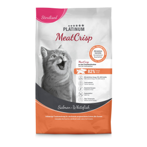 Croquette Platinum Meatcrisp Stérilisé poisson pour chat - 3kg x 1