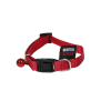 Nylon Cat Collar - Plain - 20/30cm - 1cm - Red 1