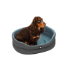 Laisse pour chien - nylon rond noir - 5 m