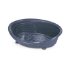 Laisse pour chien / chat - nylon pois bleu - 1,5 x 100 cm