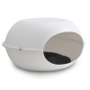 Corbeille plastique - Capsule - blanc cassé - 1
