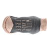 Laisse unie en cuir noir pour chien - larg 16mm Long 100cm