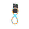 Collier Allure en cuir Noir/Cognac - L.30 x l.1,6 x 20-27 cm