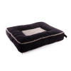 Thick rectangular cushion - Doudouzen - T80 - brown - 1